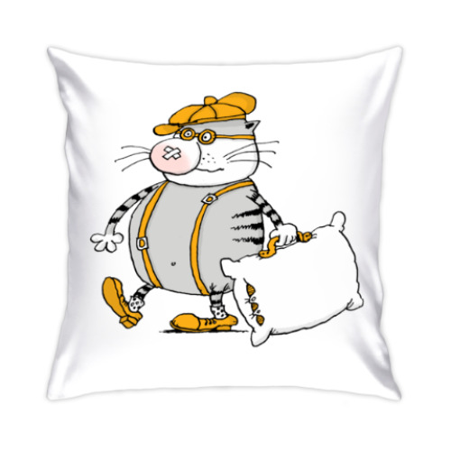 Подушка кот Трюндель с подушкой