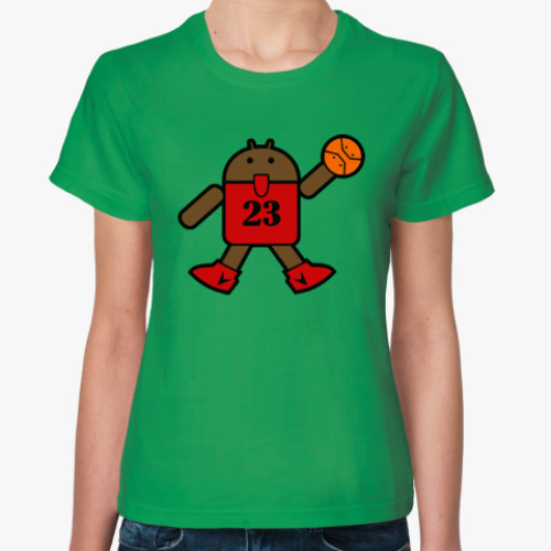 Женская футболка Jordan Android