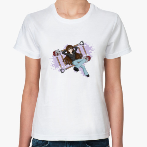 Классическая футболка Алиса и рельсы