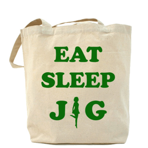 Сумка шоппер Eat. Sleep.Jig