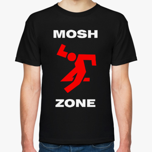 Футболка mosh zone, мош