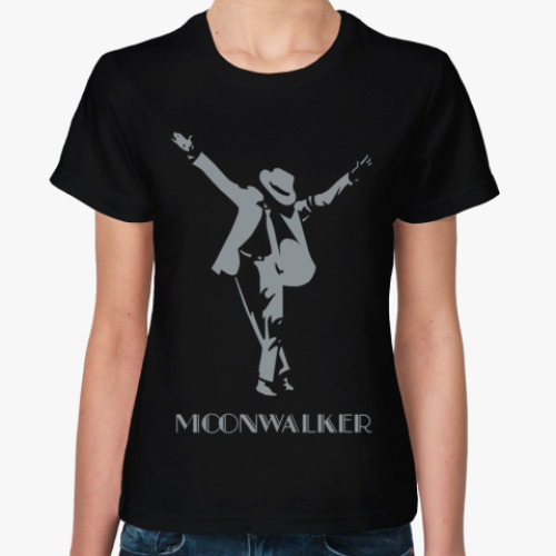 Женская футболка Moonwalker