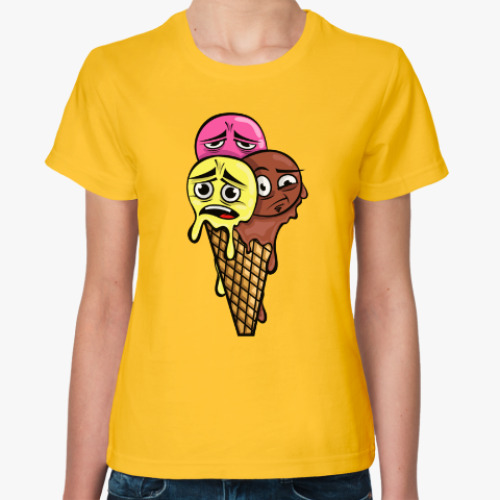 Женская футболка Ice cream