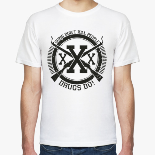 Футболка Straight Edge / Guns Dont Kill People