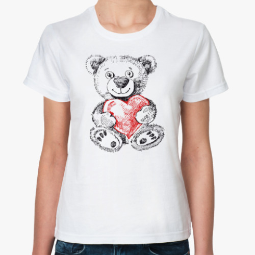 Классическая футболка Медвежонок