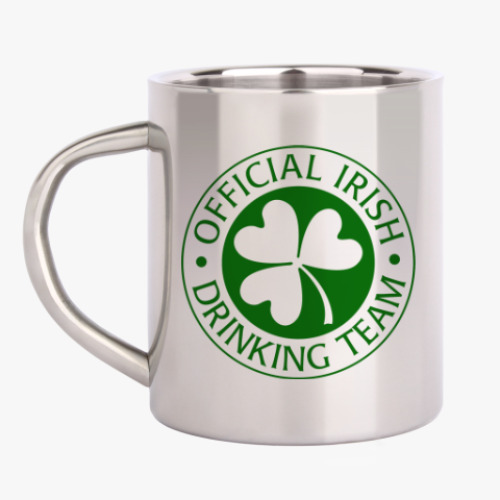 Кружка металлическая Official Irish drinking team