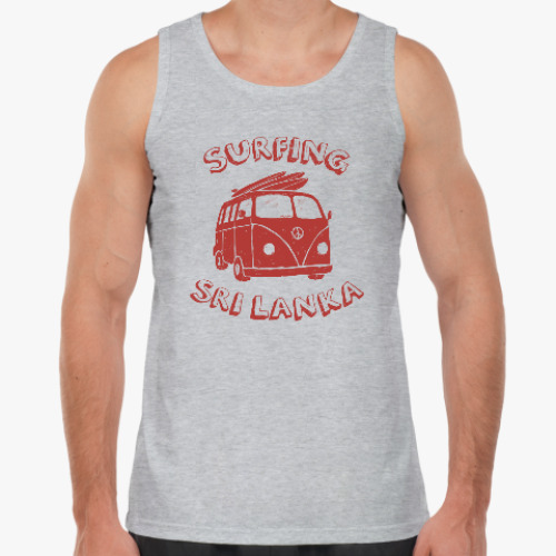 Майка Surfing Sri Lanka (red)