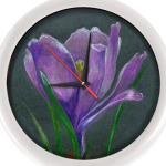 Ручной рисунок цветок крокус