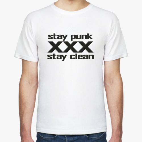 Футболка straight edge punk