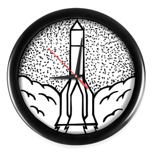 Настенные часы Ракета
