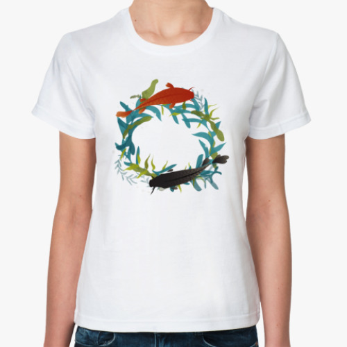 Классическая футболка Рыбы