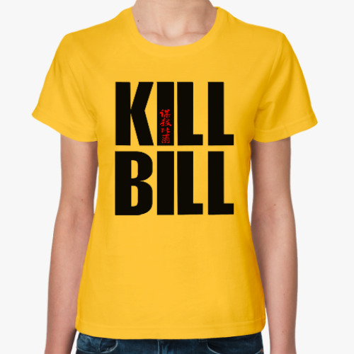 Женская футболка Kill Bill