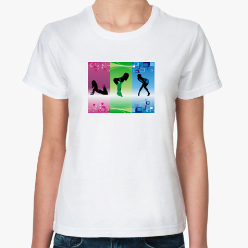 Классическая футболка Танцующие силуэты