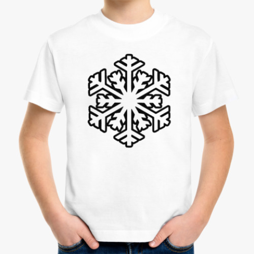 Детская футболка 'Снежинка'