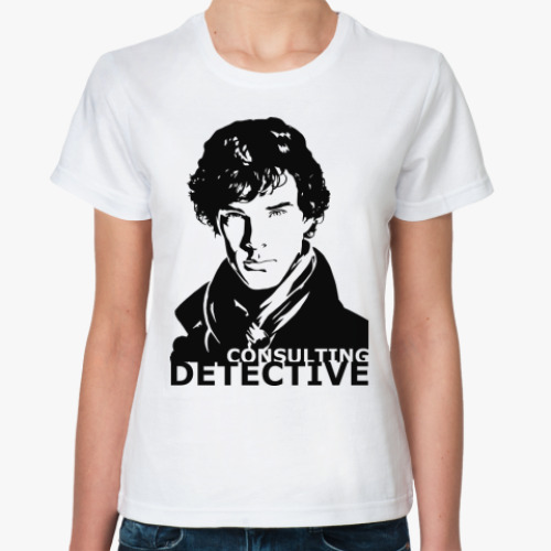 Классическая футболка  Шерлок