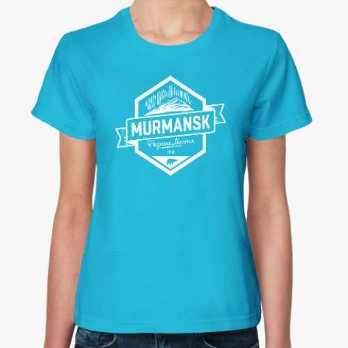 Женская футболка Мурманск