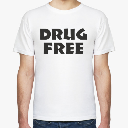 Футболка drugfree straight edge