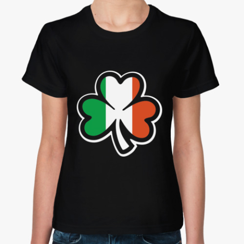 Женская футболка Ирландский клевер