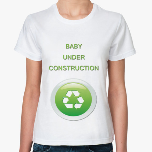 Классическая футболка для беременных