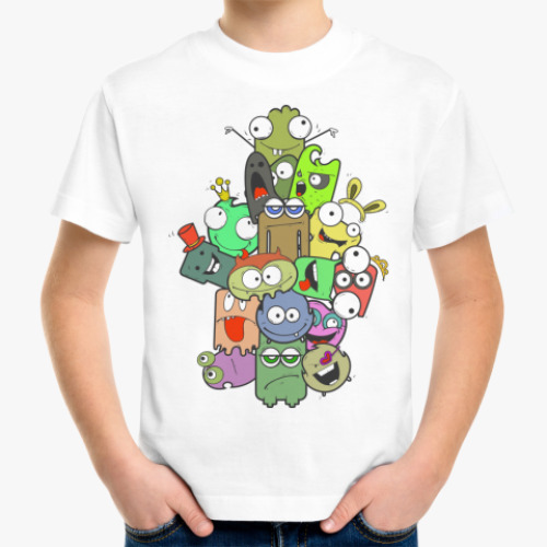Детская футболка  Monsters