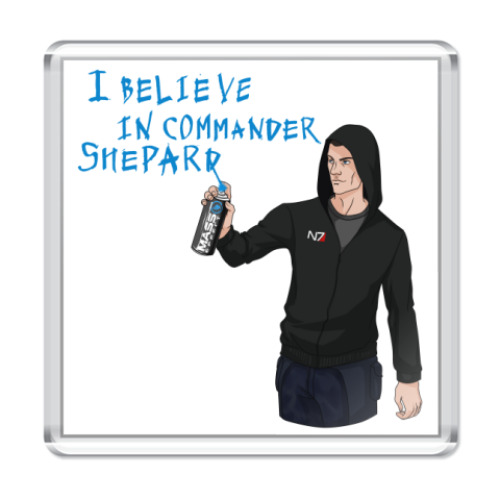 Магнит I believe in commander Shepard (paragon)