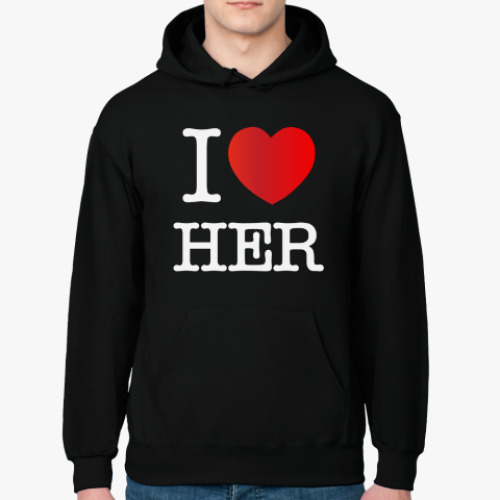 Толстовка худи I love Her