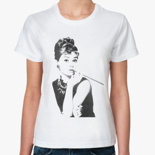 Классическая футболка  Audrey