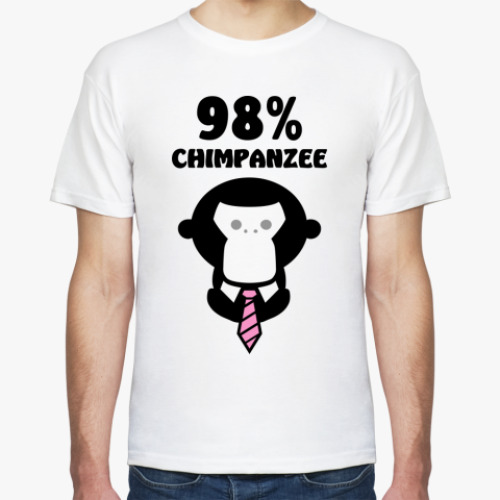 Футболка 98% шимпанзе