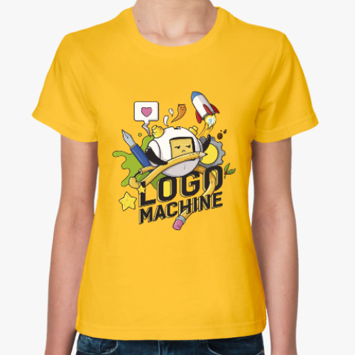 Женская футболка Logomachine