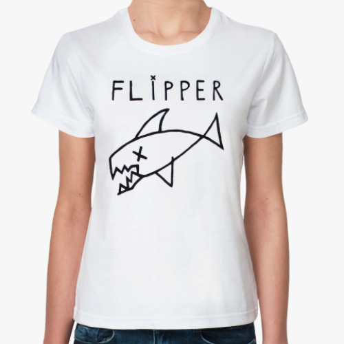 Классическая футболка Kurt Cobain -Flipper