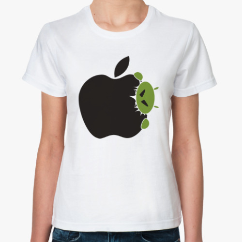 Классическая футболка Голодный андроид