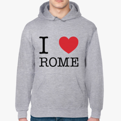 Толстовка худи I love Rome