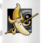 Банан с палкой