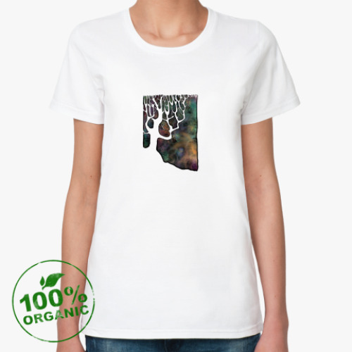 Женская футболка из органик-хлопка  дерево