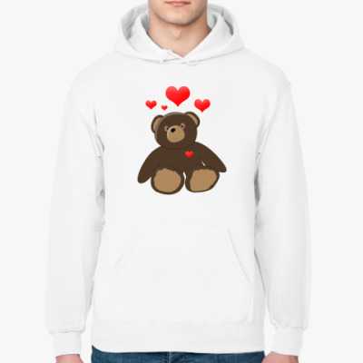 Толстовка худи Teddy in love Муж