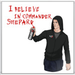 I believe in commander Shepard (renegade)