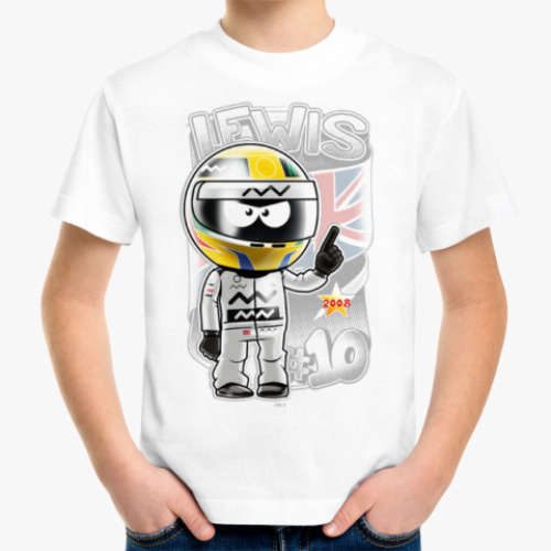 Детская футболка Lewis № 10