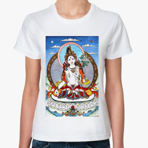 Классическая футболка Белая Тара