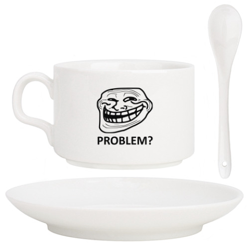 Кофейный набор Trollface