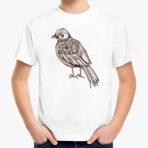 Детская футболка Bird Птица