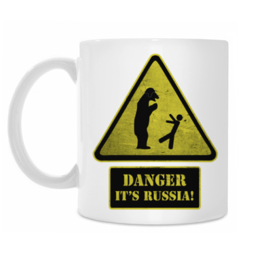 Кружка Danger It's Russia
