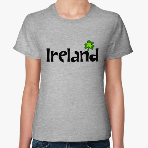 Женская футболка Ireland