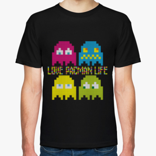 Футболка Pacman Game Life Love 8bit