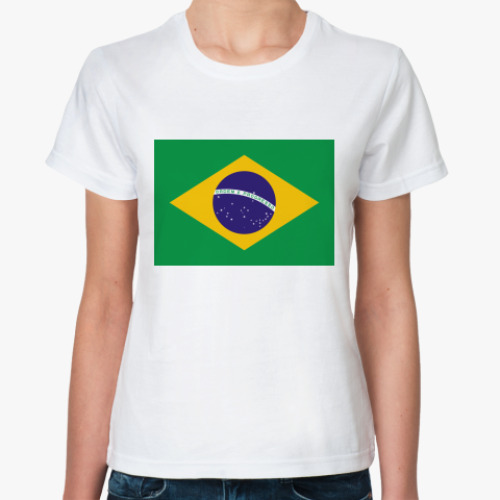Классическая футболка  Бразилия