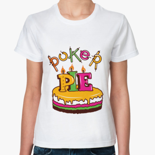Классическая футболка Poker pie