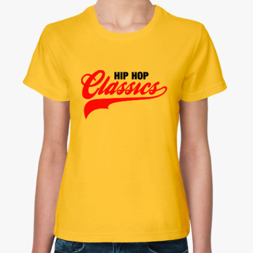 Женская футболка Hip Hop Classics