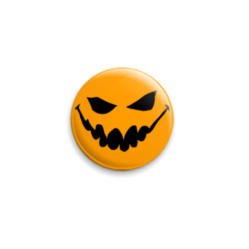 Значок 25мм  Halloween Pumpkin