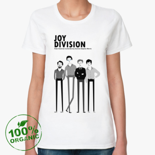 Женская футболка из органик-хлопка Joy Division