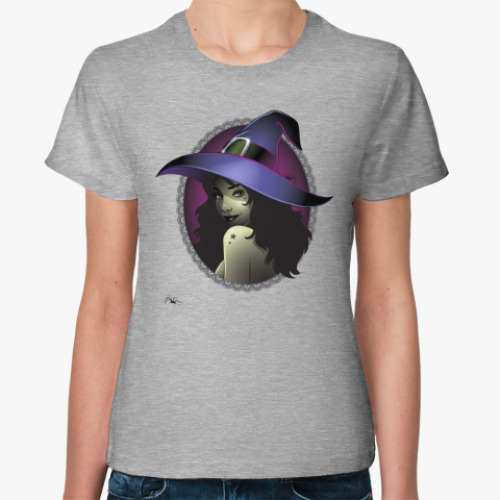 Женская футболка Хеллоуин Ведьма