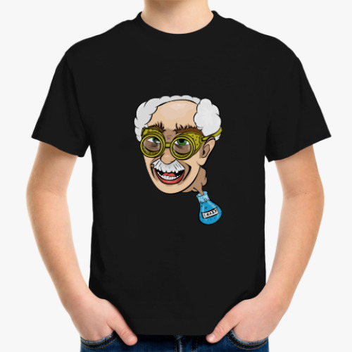 Детская футболка Чокнутый профессор